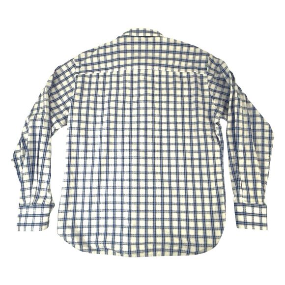 Visconti Black Shirt Mens L Large Blue Geometric Long Sleeve Button Up Flip Cuff - Picture 8 of 9